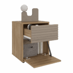 Mesa de Noche Wanda 52X42,6X37 RTA Fresno Roble Natural
