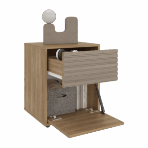 Mesa de Noche Wanda 52X42,6X37 RTA Fresno Roble Natural