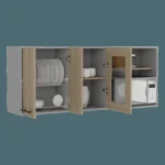 Modulo Superior 150 Kitchen Hasselt RTA Gris Rovere