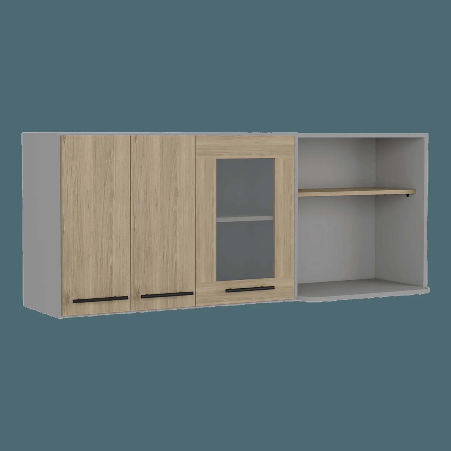 Modulo Superior 150 Kitchen Hasselt RTA Gris Rovere - Imagen 5