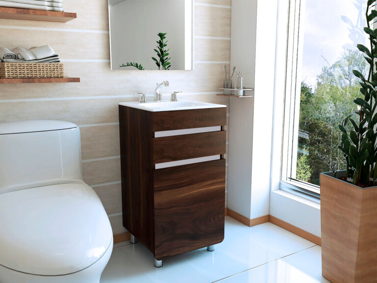 Mueble Aluvia Corona RTA Nogal + Gris
