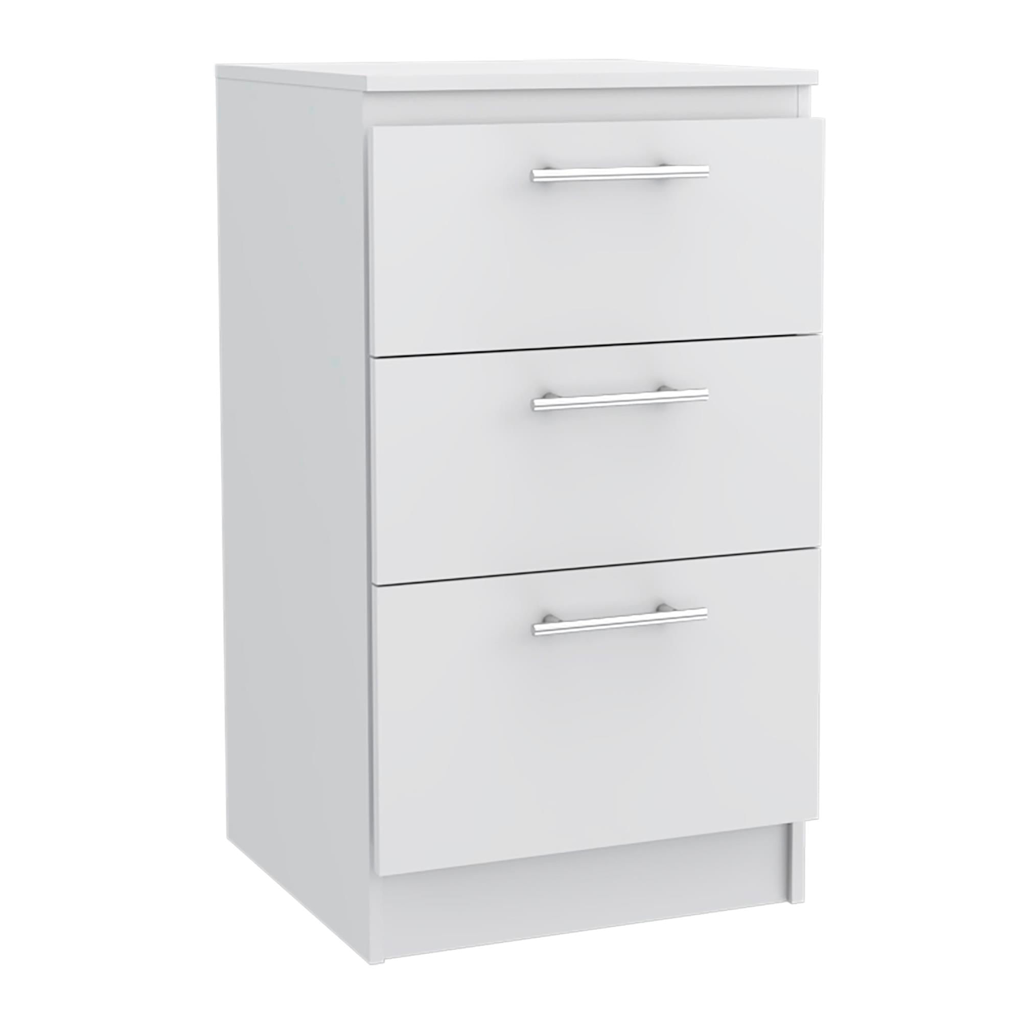 Gabinete 3 Cajones 90 X 50 RTA Blanco - Imagen 5
