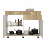 Modulo Inferior 120 Kitchen Orion RTA Blanco Duna
