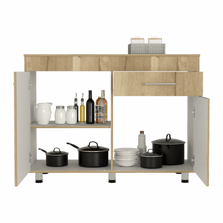 Modulo Inferior 120 Kitchen Orion RTA Blanco Duna