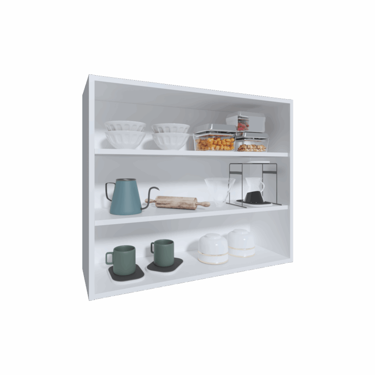 Gabinete de Pared 76X91X30 RTA Blanco ZF