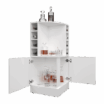 Bar Bajo Esquinero Jakes 108X46X46 RTA Blanco ZF