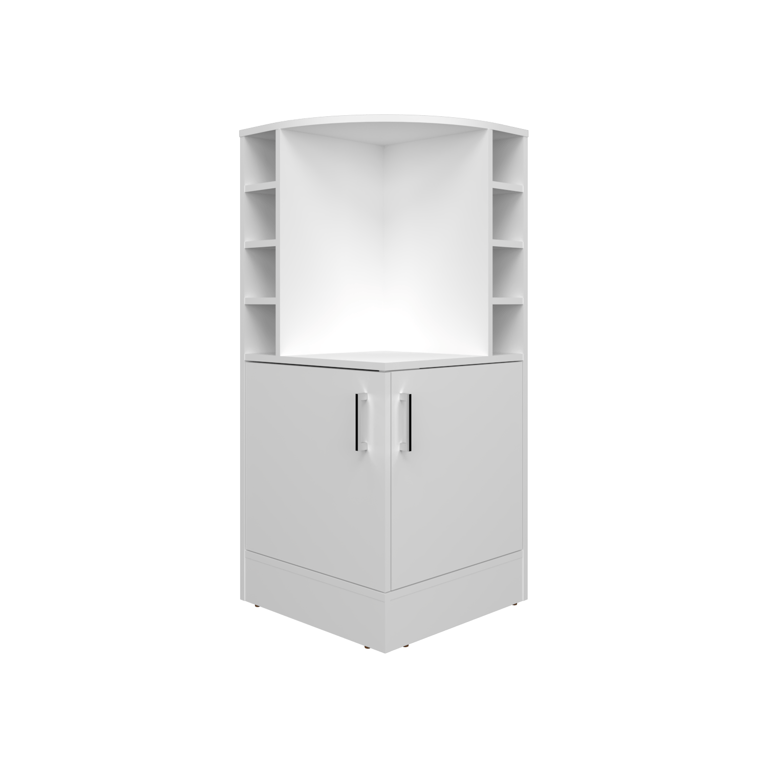 Bar Bajo Esquinero Jakes 108X46X46 RTA Blanco ZF - Imagen 4