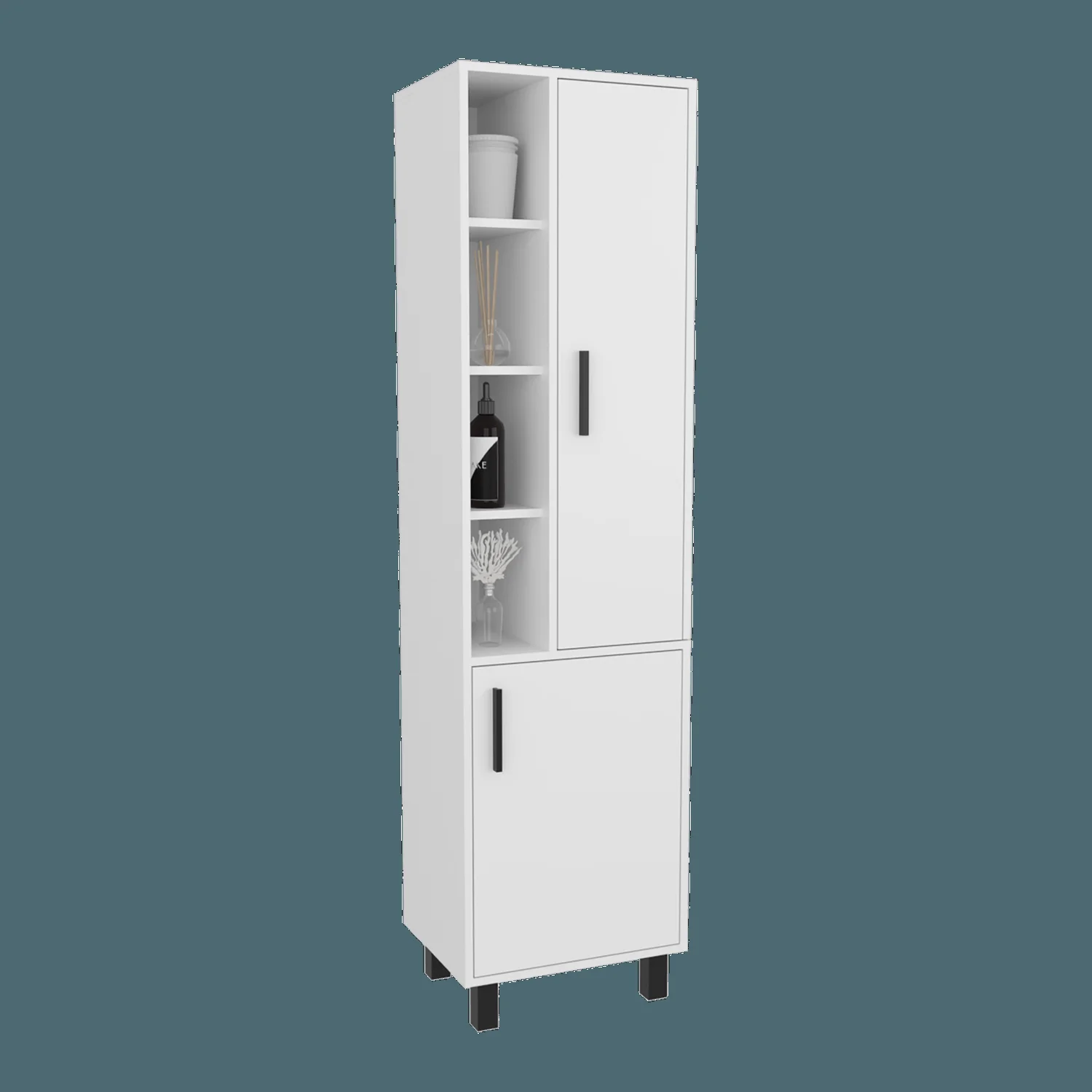 Mueble Alacena Stanton 173X45X35 RTA Blanco ZF - Imagen 4