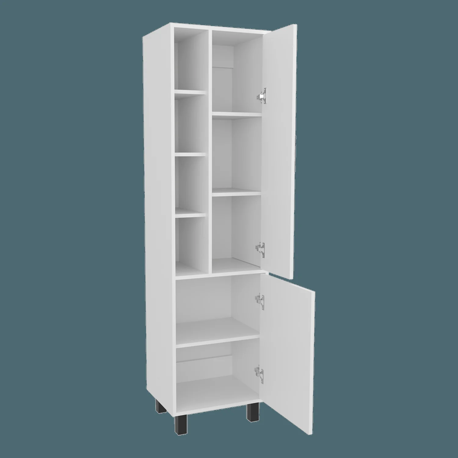 Mueble Alacena Stanton 173X45X35 RTA Blanco ZF - Imagen 5