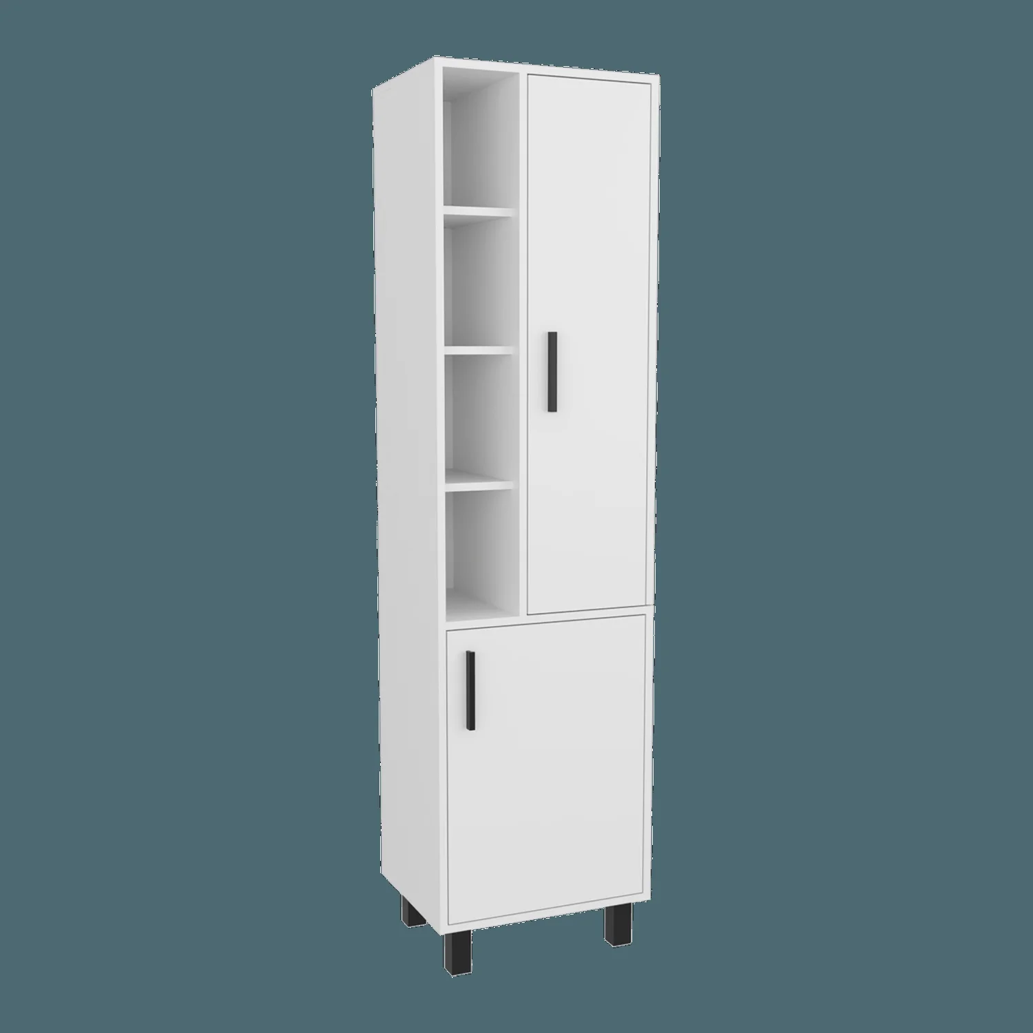 Mueble Alacena Stanton 173X45X35 RTA Blanco ZF - Imagen 6