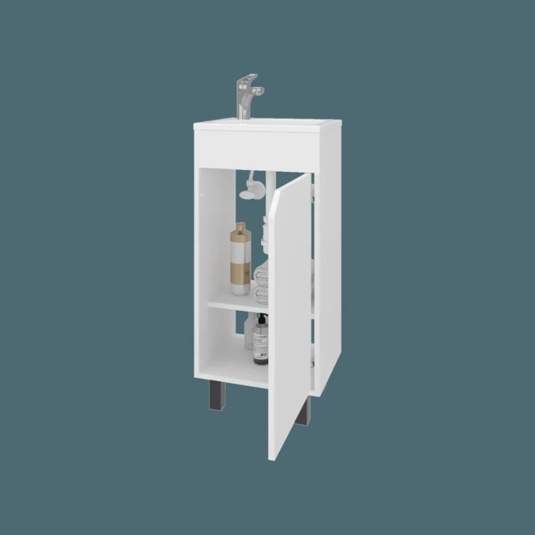 Mueble de Baño a piso Bethel 40 86x39,6x34,5 RTA BLANCO ZF