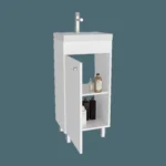 Mueble de Baño Rivera  84x40x32 RTA Blanco Mqz ZF