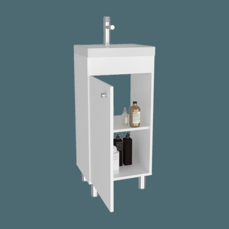 Mueble de Baño Rivera  84x40x32 RTA Blanco Mqz ZF