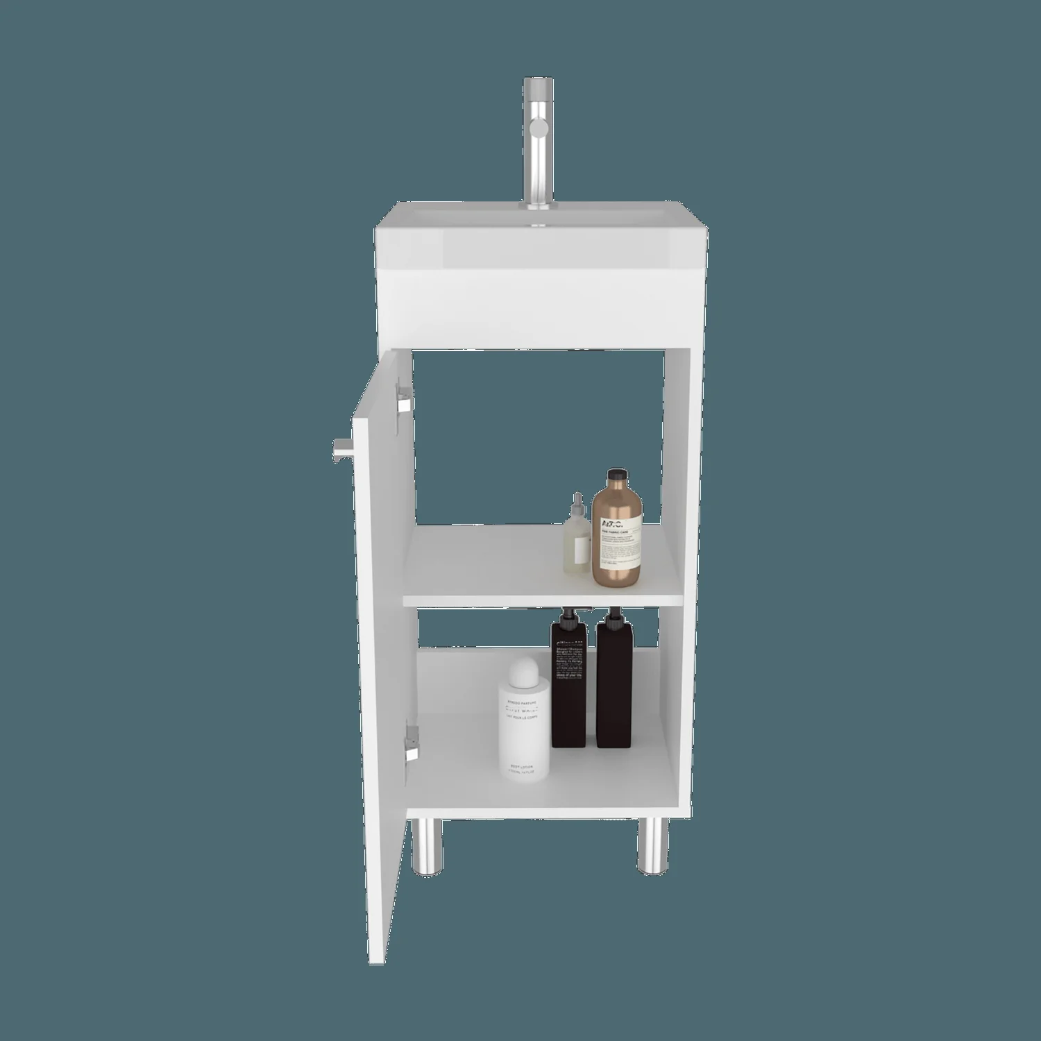 Mueble de Baño Rivera  84x40x32 RTA Blanco Mqz ZF - Imagen 4