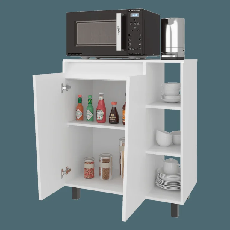 Mueble Microondas Cesena 92X80X41 RTA Blanco ZF