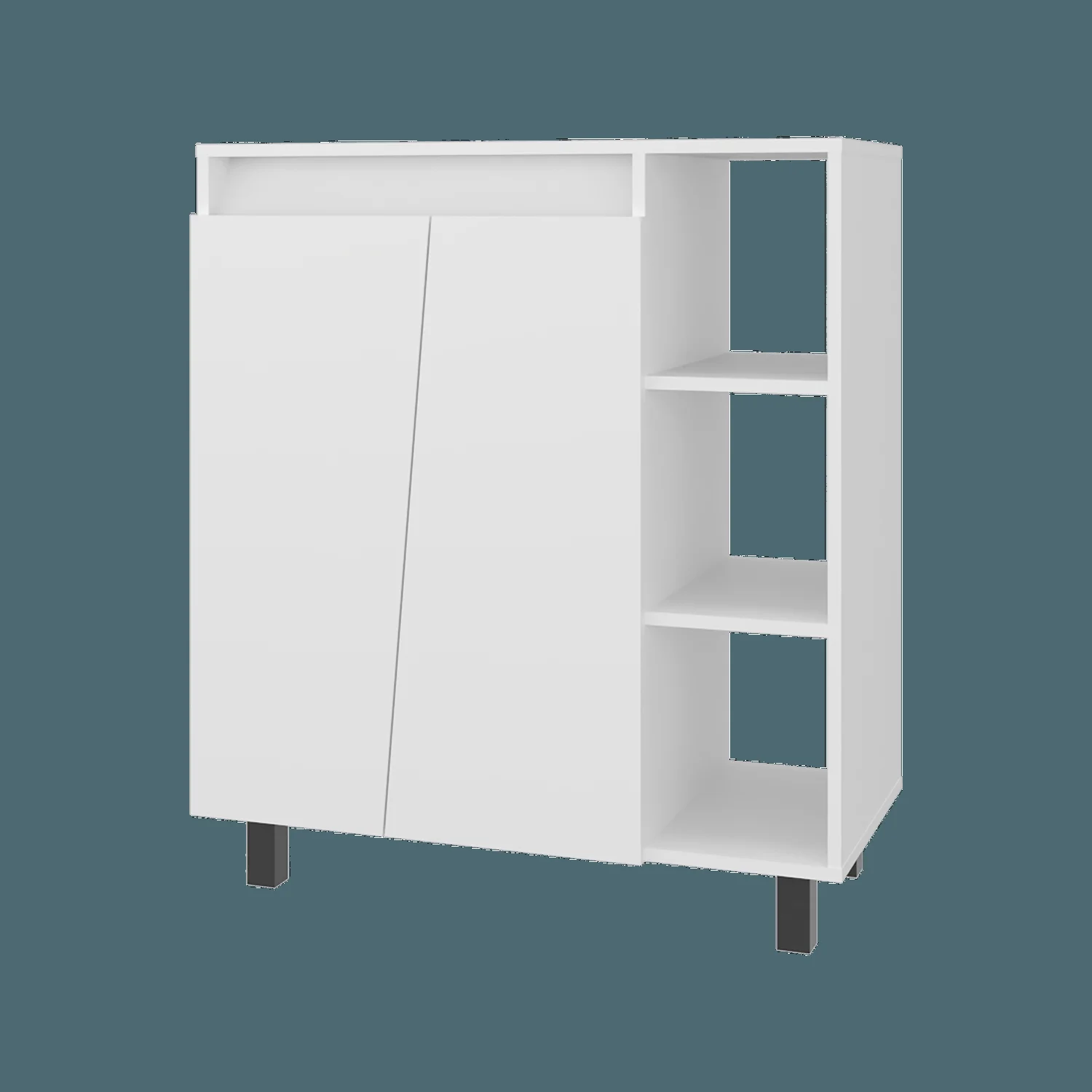 Mueble Microondas Cesena 92X80X41 RTA Blanco ZF - Imagen 6