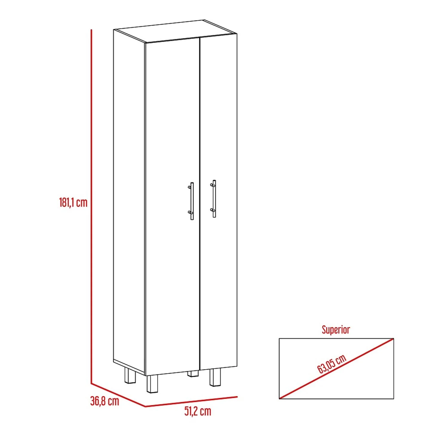 Mueble De Aseo Nala Blanco - Imagen 5