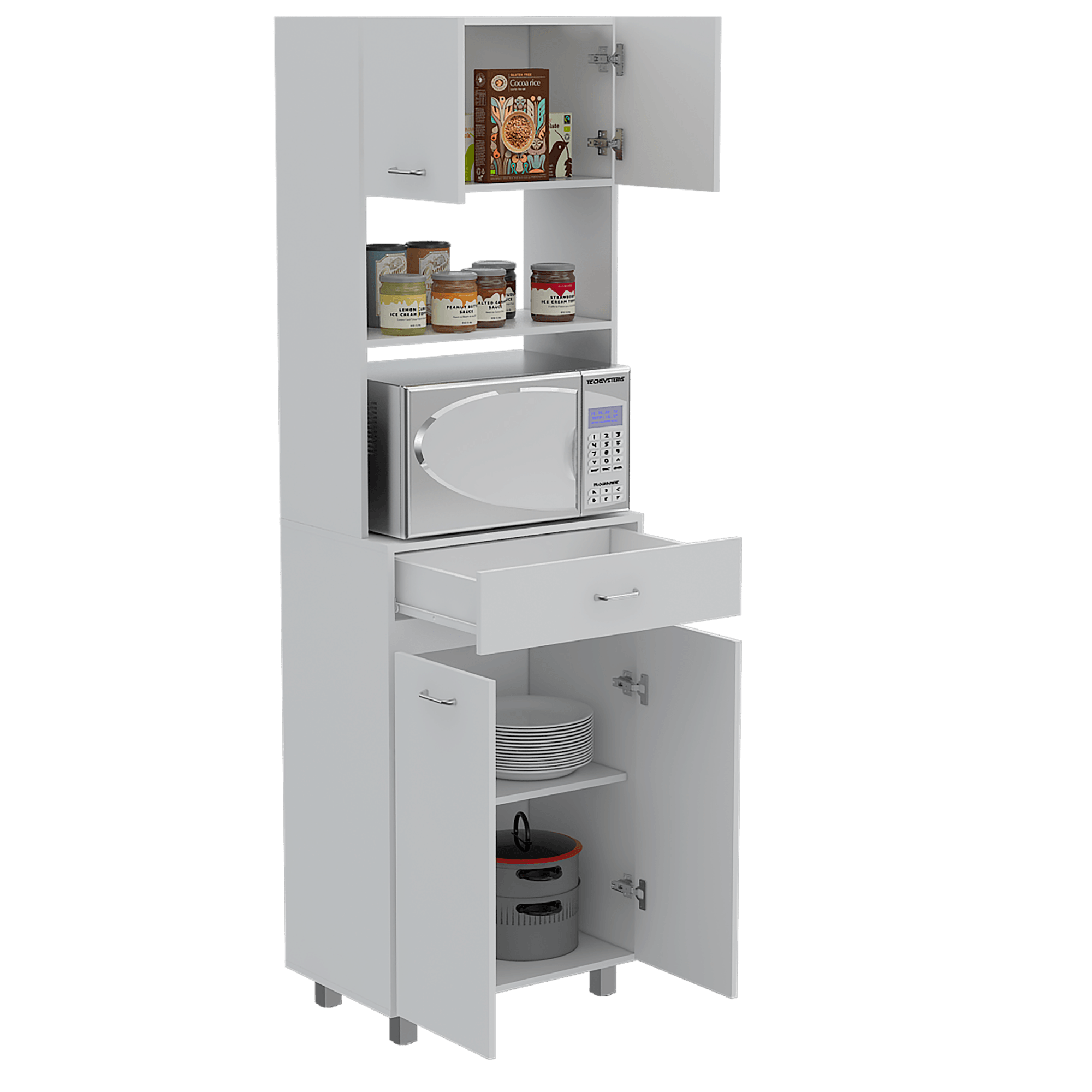 Modulo Microondas Caribe 200X62X40 RTA Blanco ZF - Imagen 1