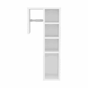 Gabinete para Papel Higienico Toilet 70X31X17 RTA Blanco ZF