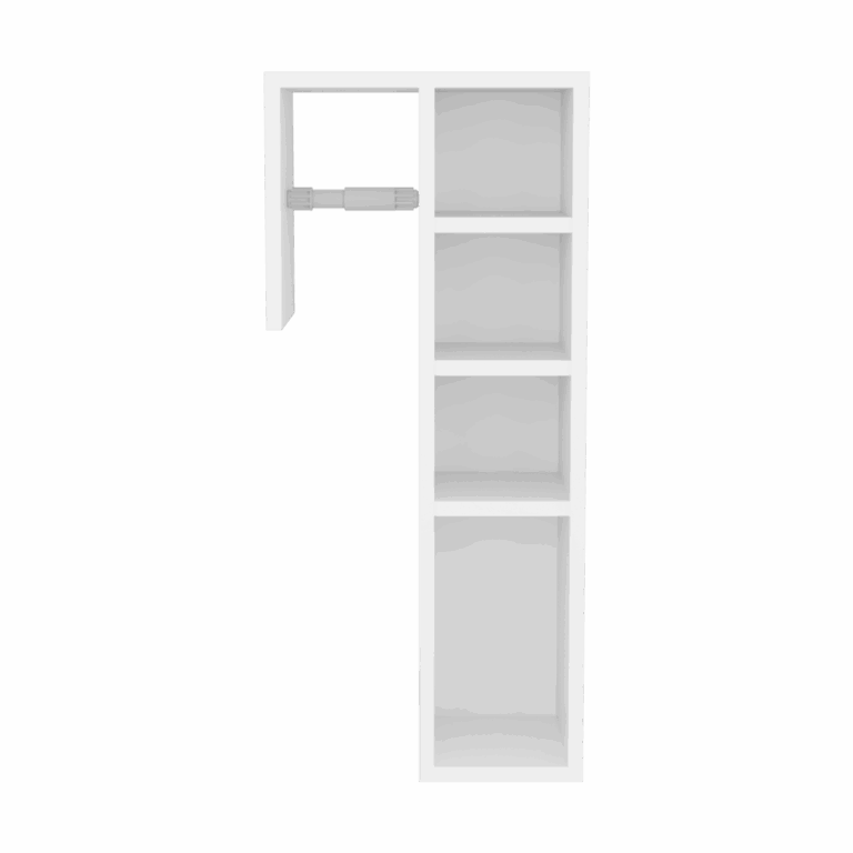 Gabinete para Papel Higienico Toilet 70X31X17 RTA Blanco ZF