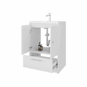 Mueble para Lavamanos Madison 60 a Piso 89X60X45 RTA Blanco Mqz ZF