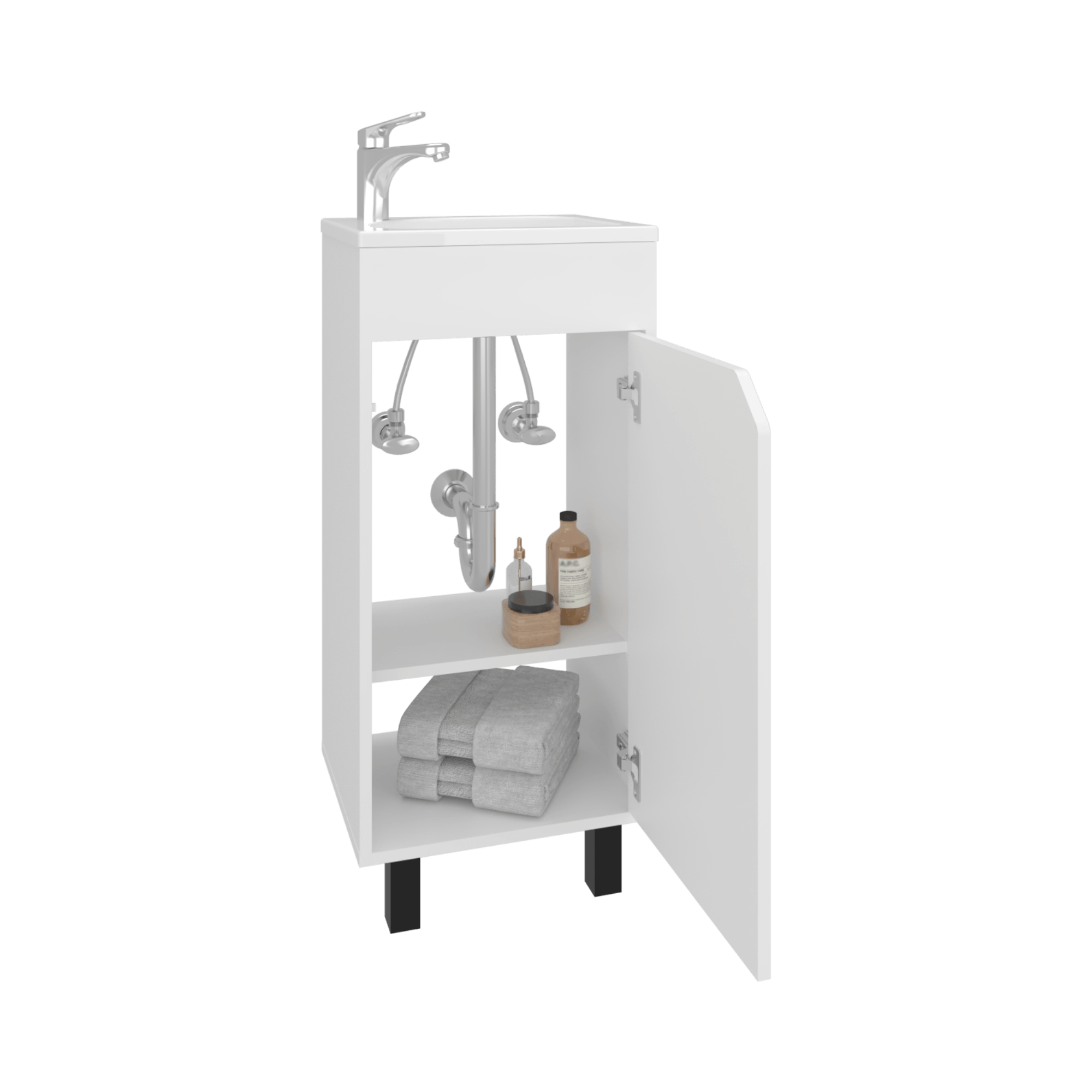 Mueble Lavamanos Bethel 86X40X32 RTA Blanco ZF - Imagen 1