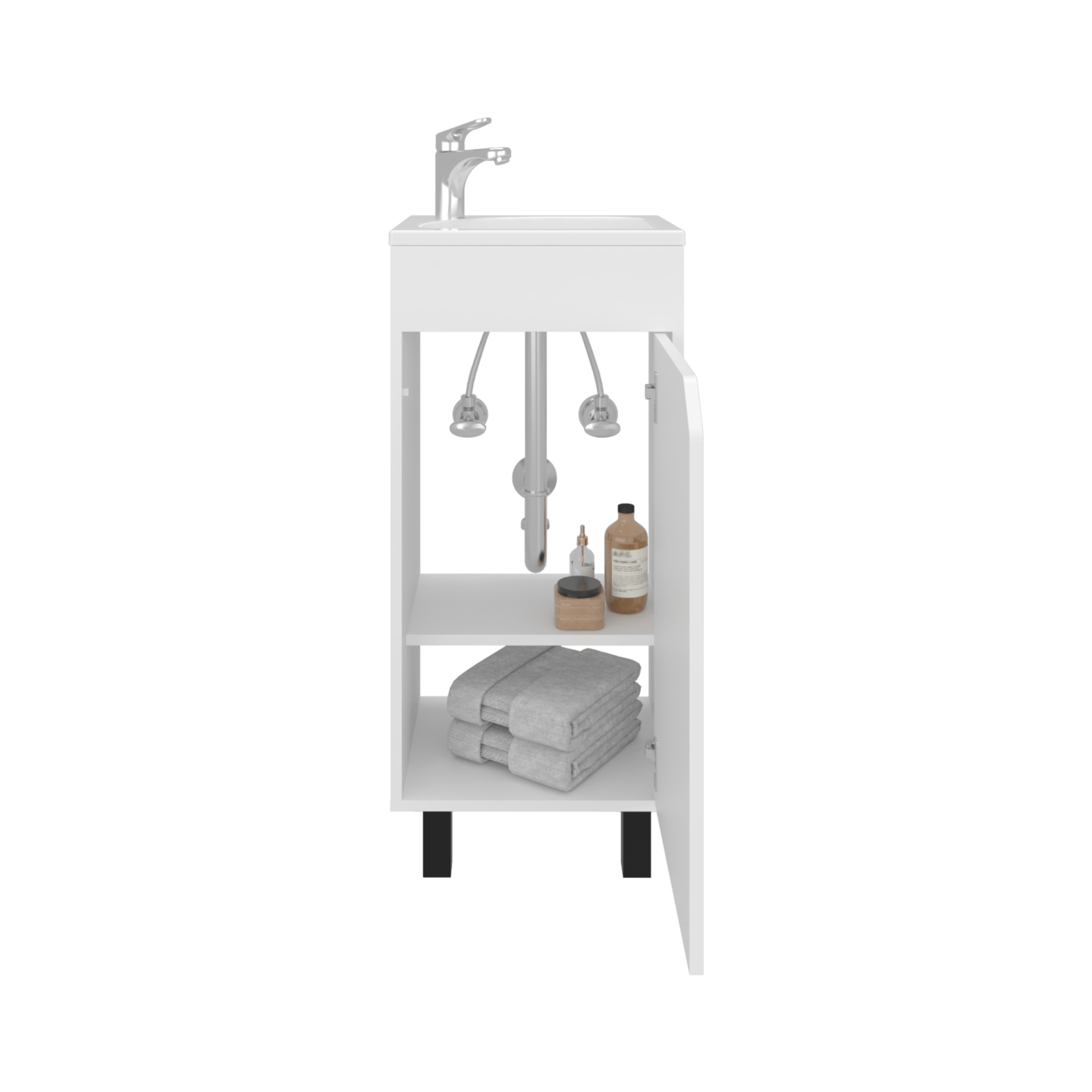 Mueble Lavamanos Bethel 86X40X32 RTA Blanco ZF - Imagen 4