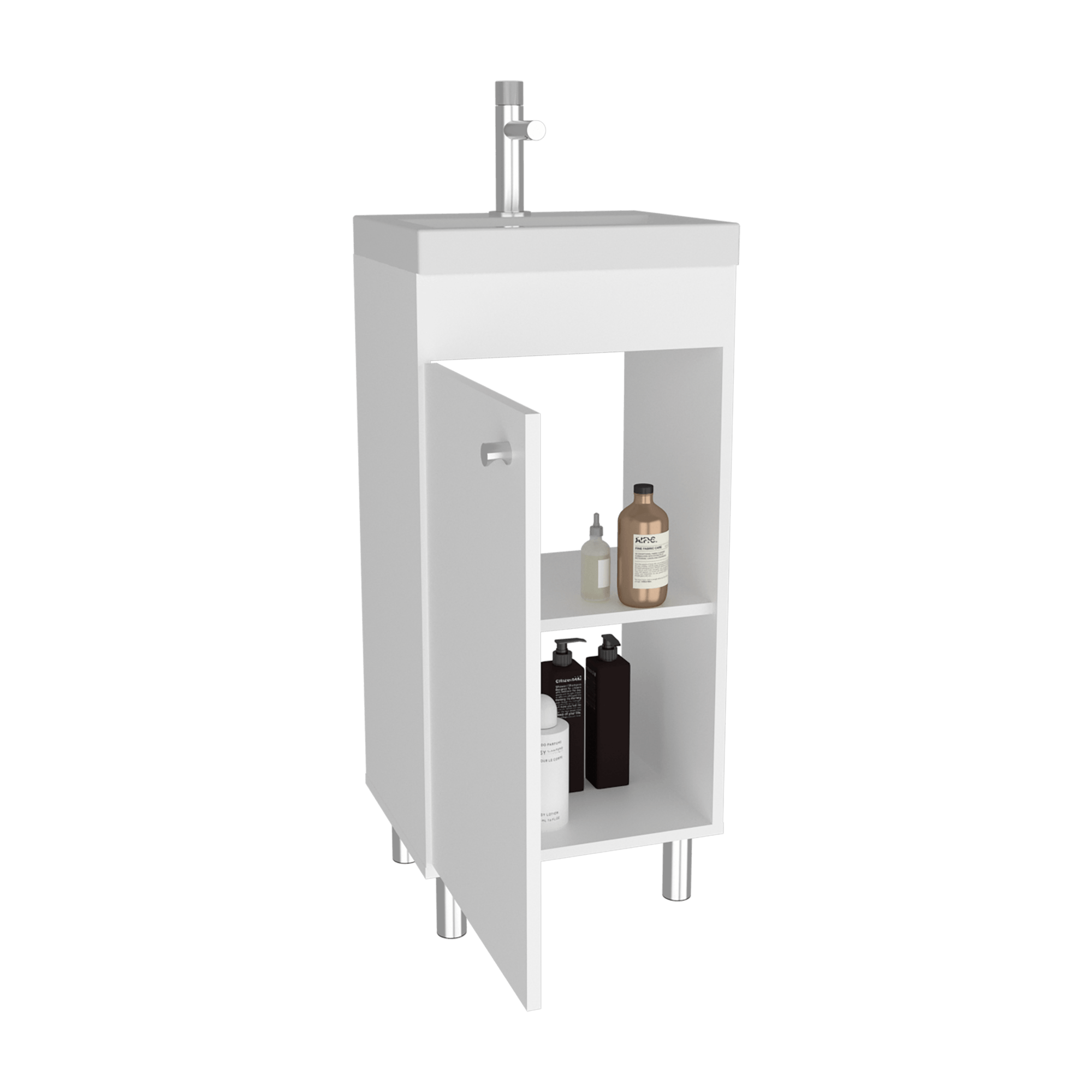 Mueble Lavamanos Rivera 84X40X32 RTA Blanco ZF - Imagen 1