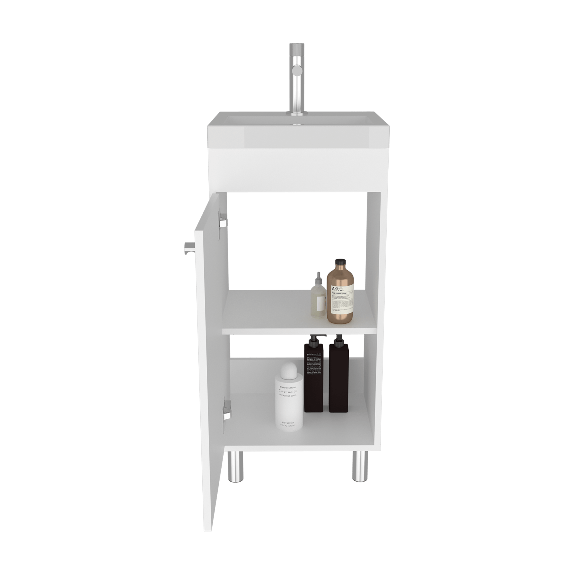 Mueble Lavamanos Rivera 84X40X32 RTA Blanco ZF - Imagen 5