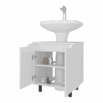 Mueble Lavamos de Pedestal Marlo 63X55X41 RTA Blanco