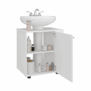 Mueble Lavamanos de Pedestal Phillips 62X56X41 RTA Blanco