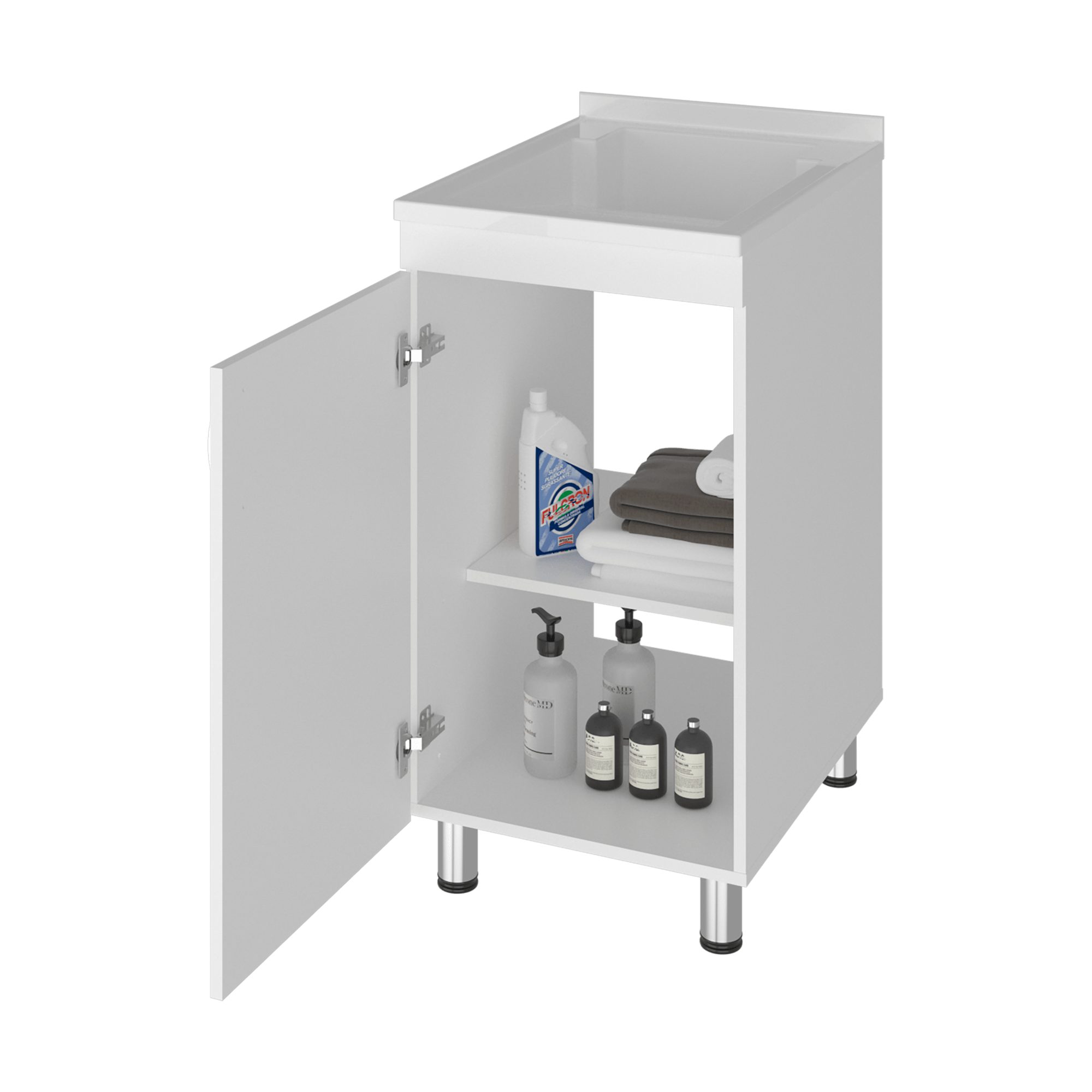 Lavadero Darwin 88X40X40 RTA Blanco ZF - Imagen 1