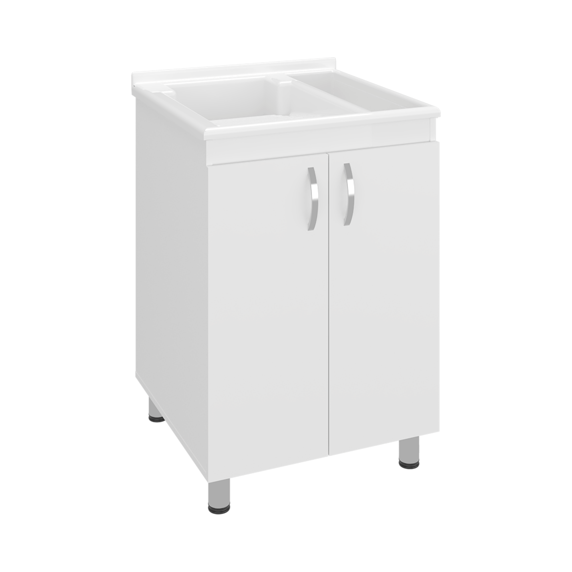 Lavadero Foster 88X60X45 RTA Blanco ZF - Imagen 2