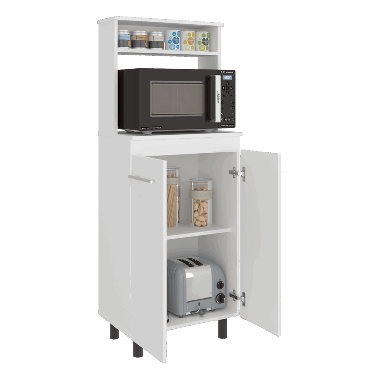 Mueble Microondas Alani 140X60X35 RTA Blanco ZF