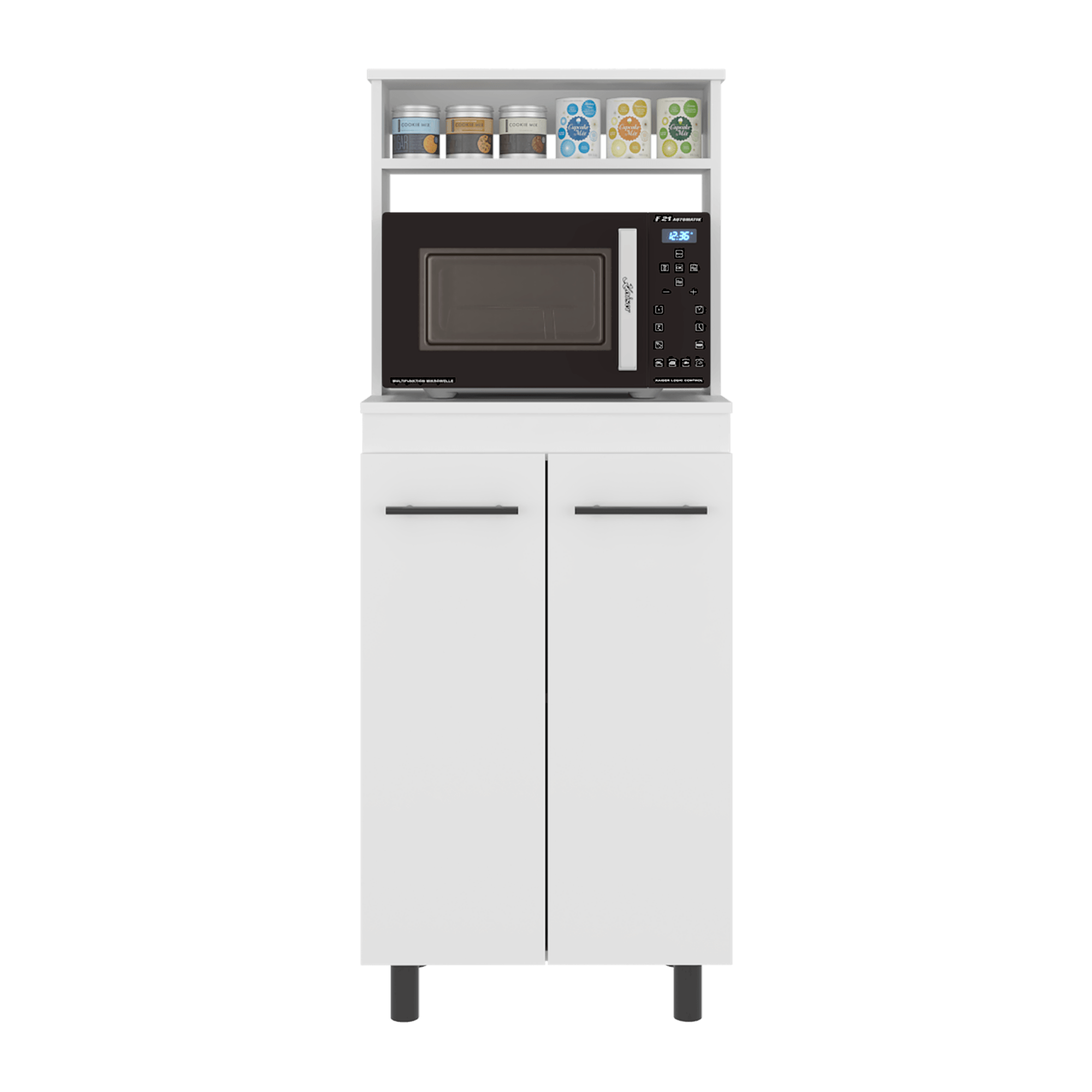 Mueble Microondas Alani 140X60X35 RTA Blanco ZF - Imagen 5