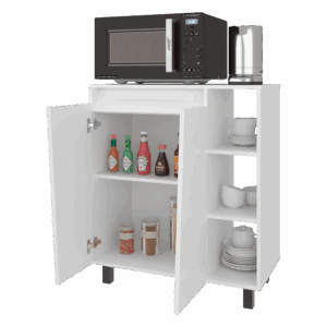 Mueble Microondas Cesena 92X80X41 RTA Blanco ZF