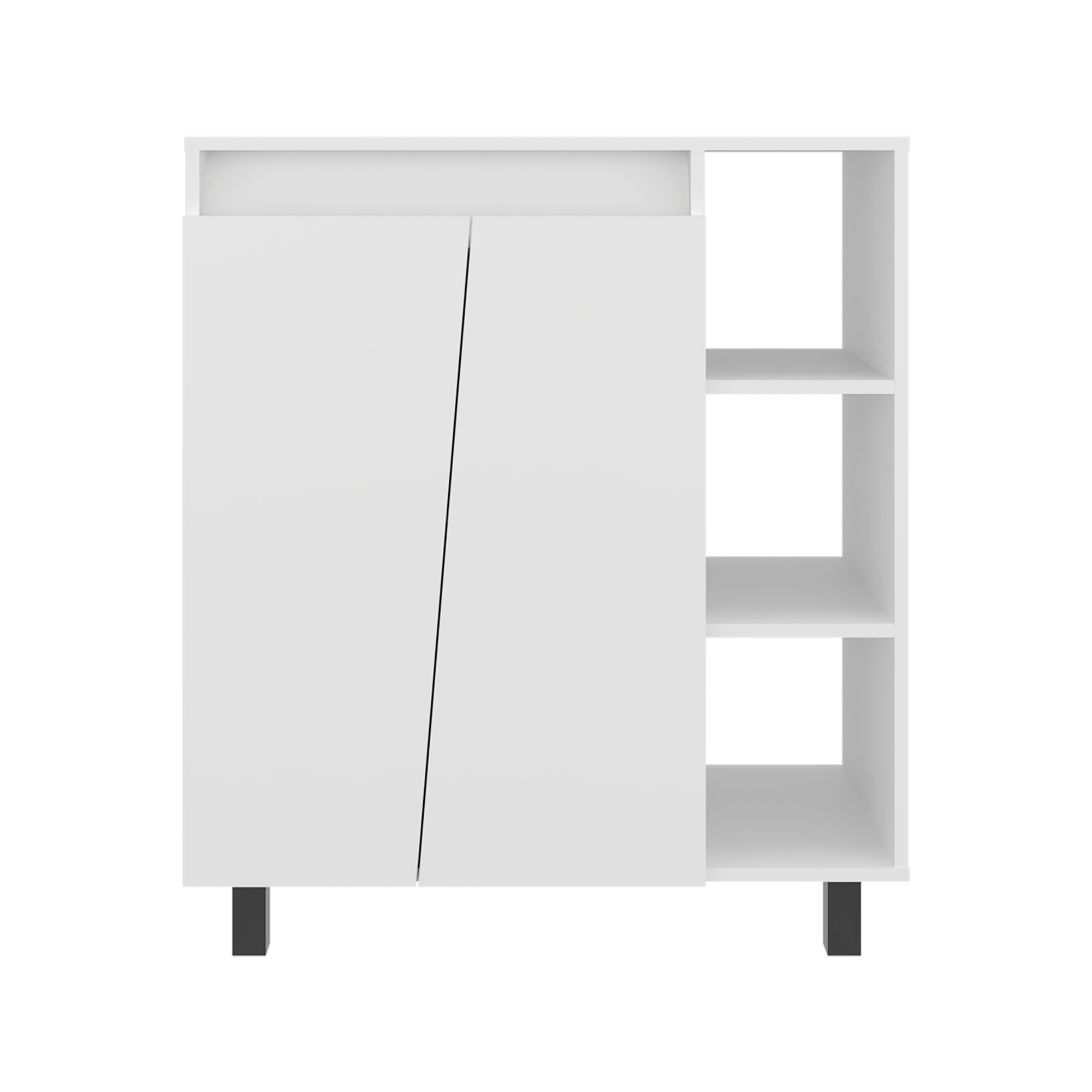 Mueble Microondas Cesena 92X80X41 RTA Blanco ZF - Imagen 3