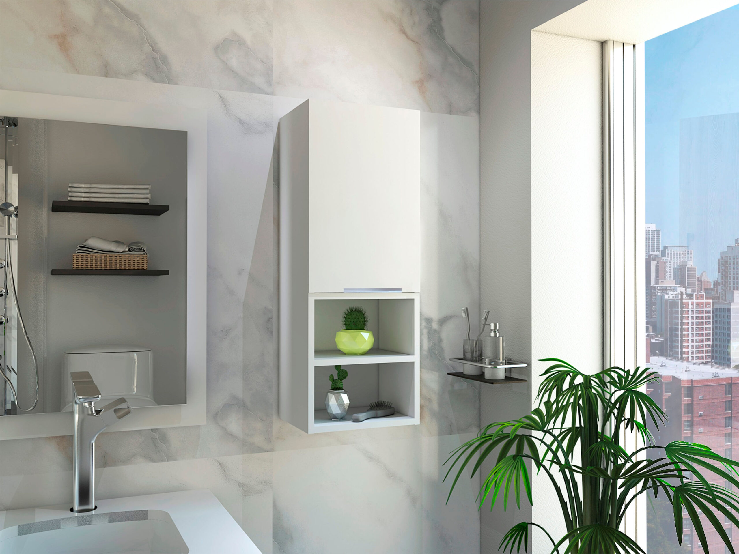 Mueble aux baño Jules RTA Blanco - Imagen 4