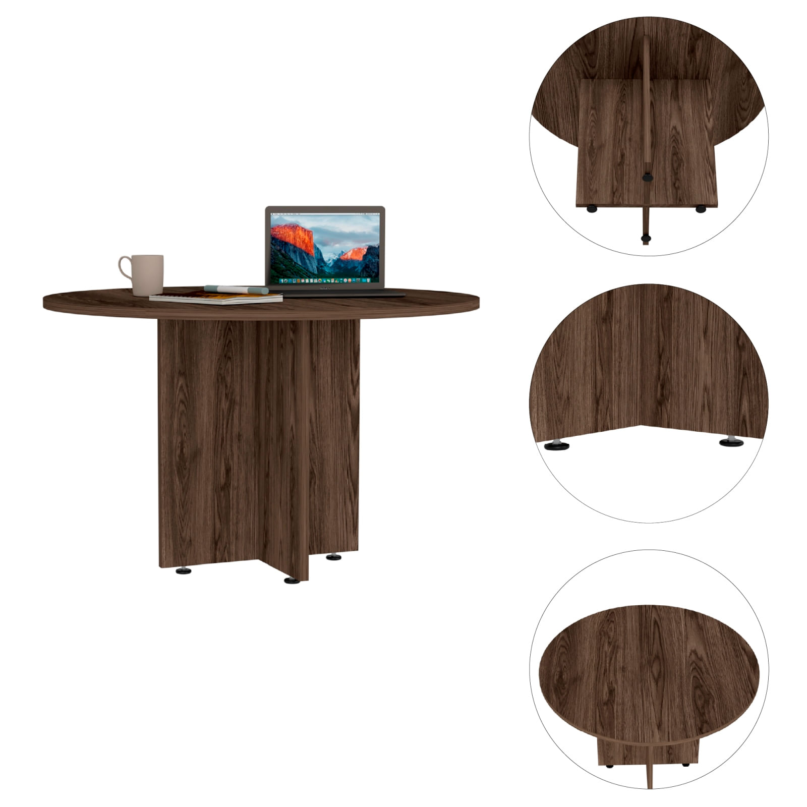 Mesa Redonda Home Office M 120 RTA Milan - Imagen 4