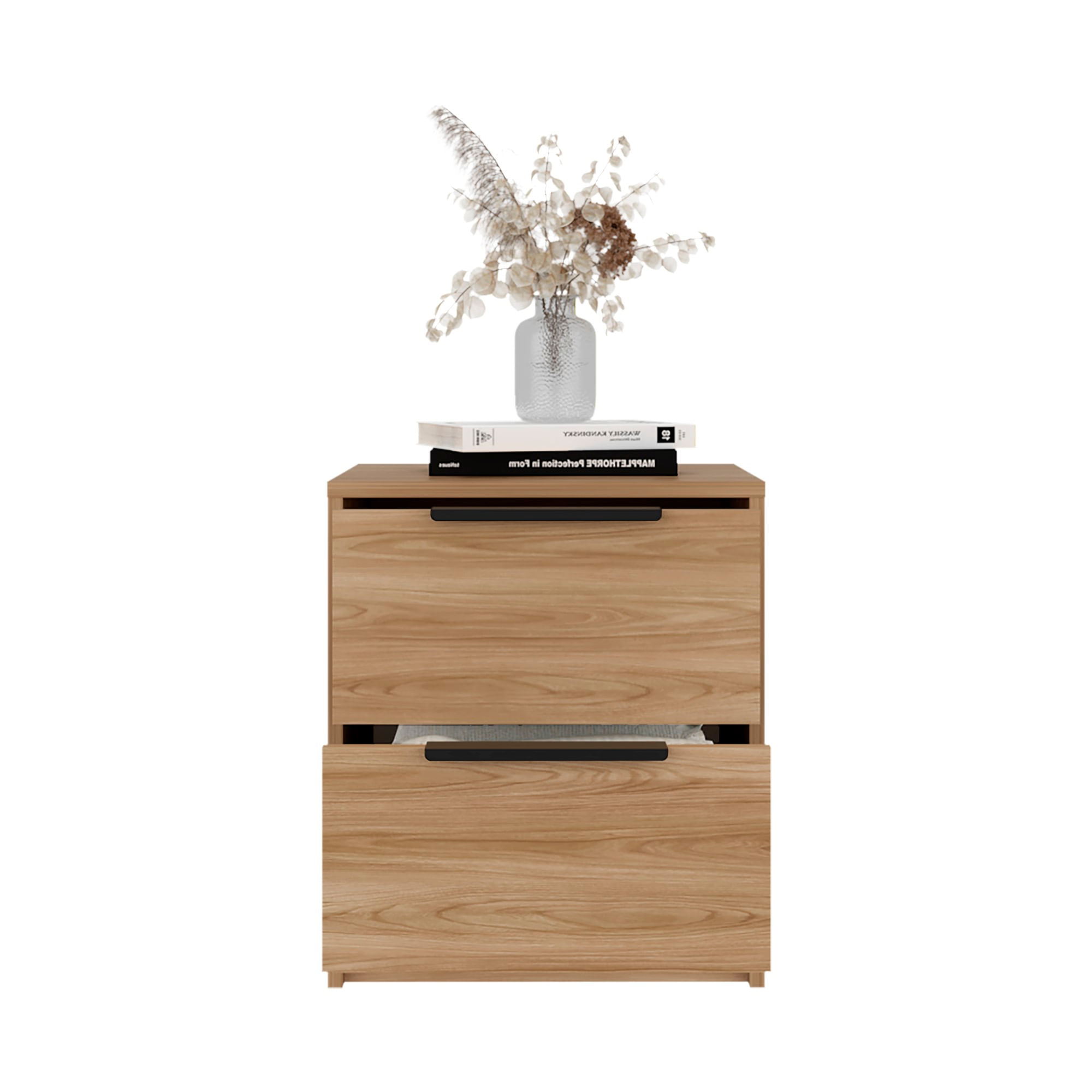 Mesa de Noche Kaia RTA Fresno + Blanco - Imagen 7