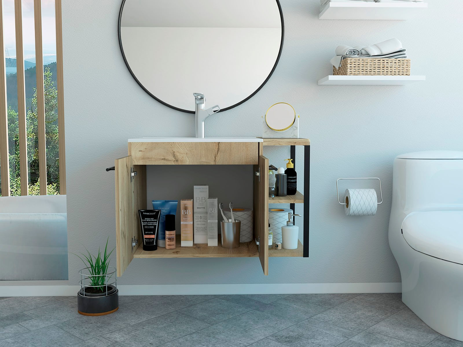 Mueble Lavamanos Khari 88 Flotante RTA Duna - Imagen 2