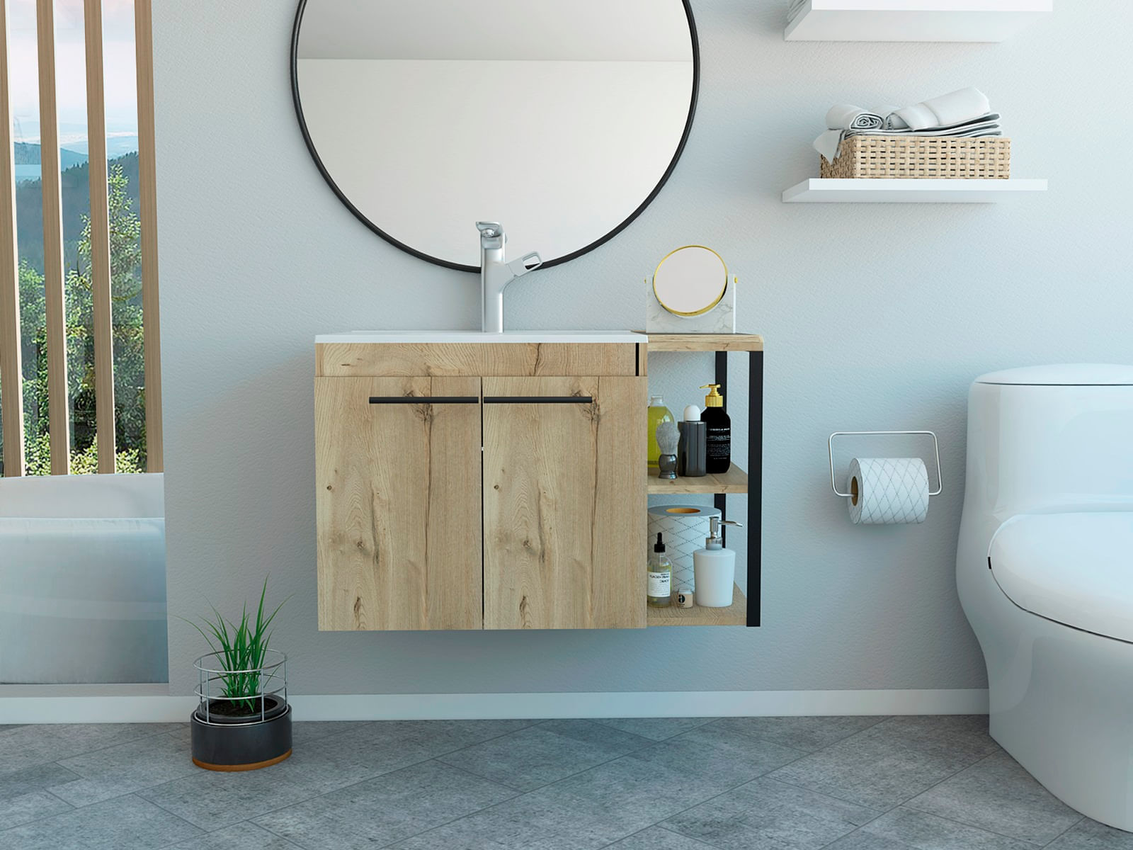 Mueble Lavamanos Khari 88 Flotante RTA Duna - Imagen 3