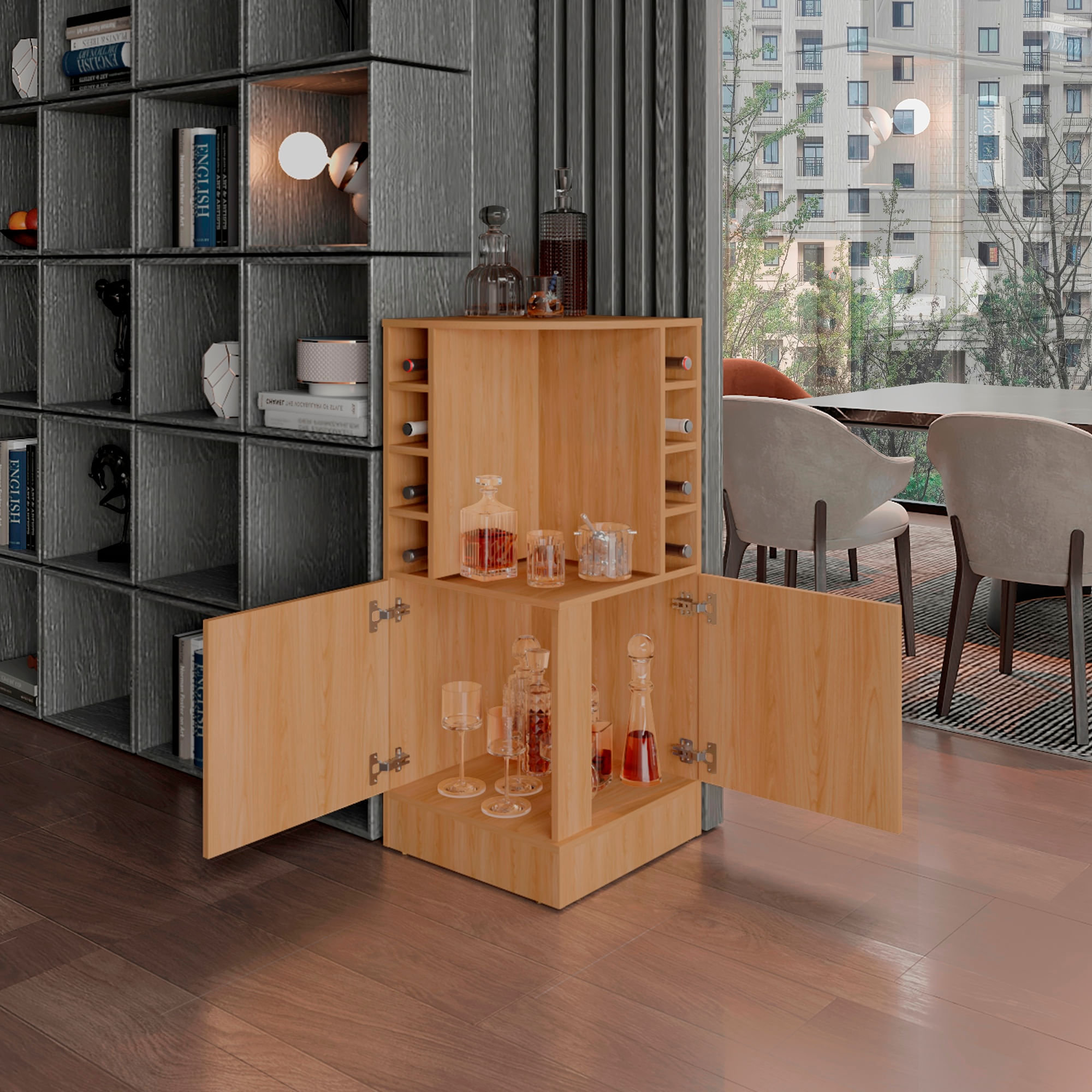 Bar Bajo Esquinero Jakes 108X46X46 RTA Fresno ZF - Imagen 2