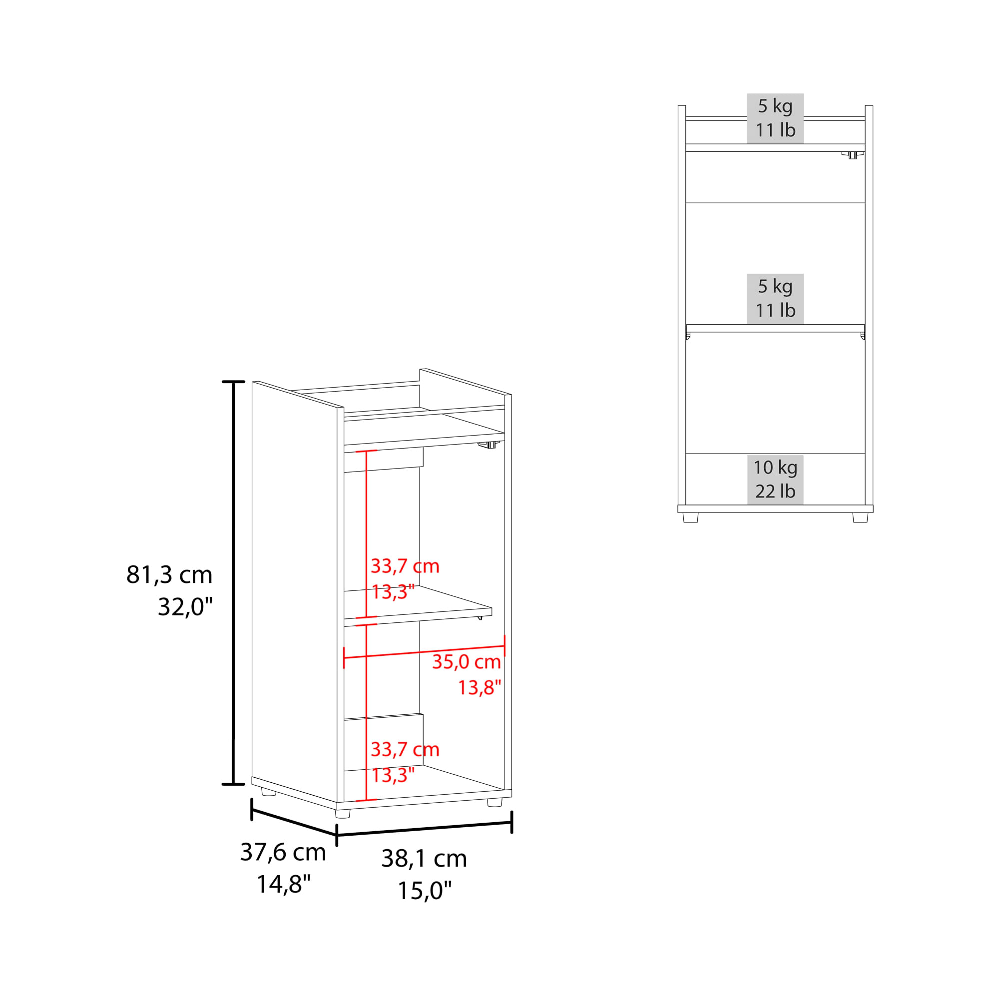 Torre Minibar Theba 81X38X37 RTA Fresno Eu ZF - Imagen 7