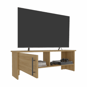 Mesa de Tv Navia con Puerta 42X120X31 RTA Fresno Eu ZF