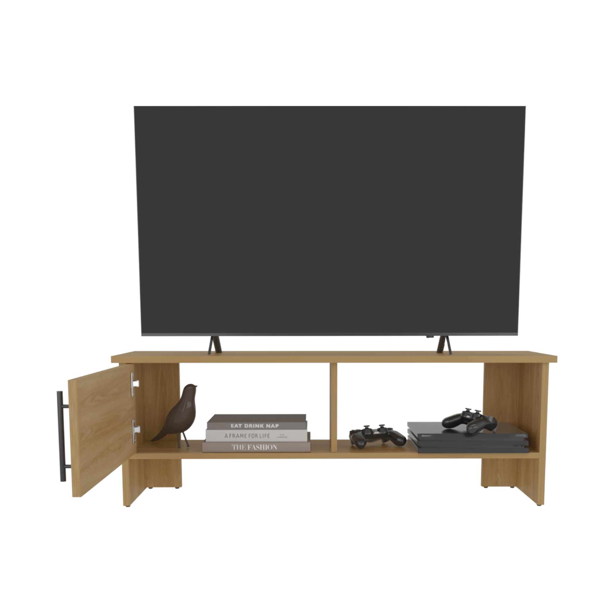 Mesa de Tv Navia con Puerta 42X120X31 RTA Fresno Eu ZF - Imagen 4