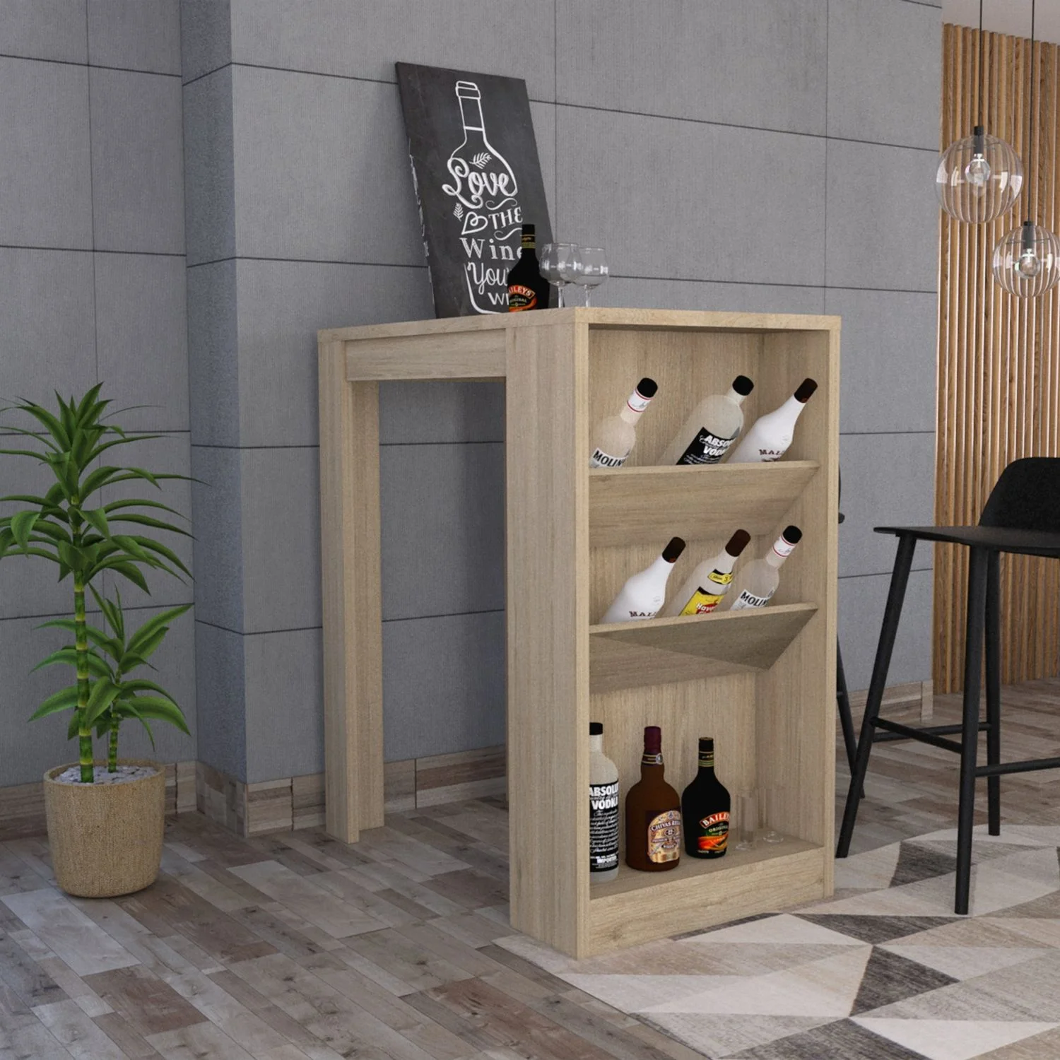 Mesa Bar Syrah 105X91 RTA Rovere - Imagen 2