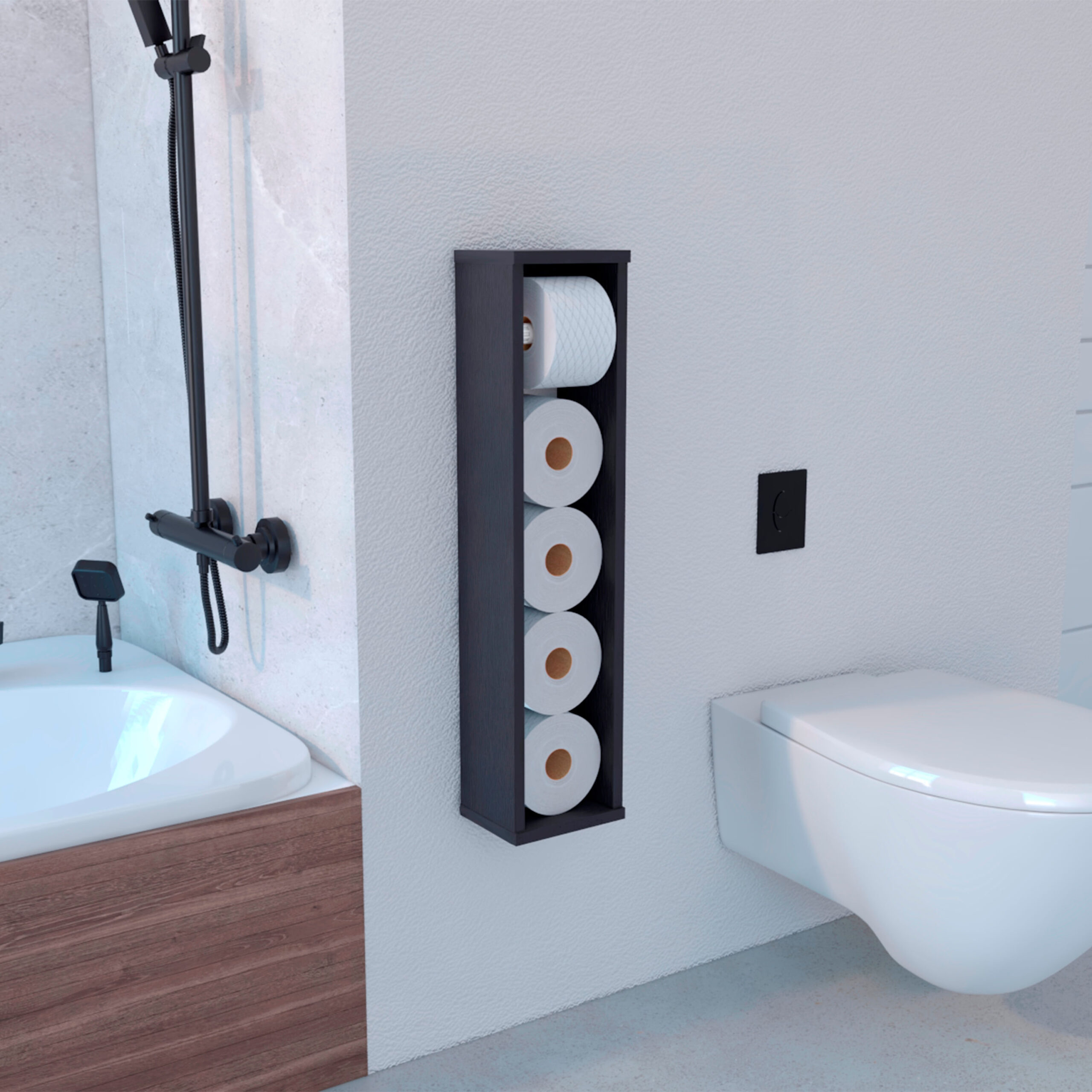 Mueble Organizador Bali Baño 71X16X13 RTA Wengue - Imagen 2