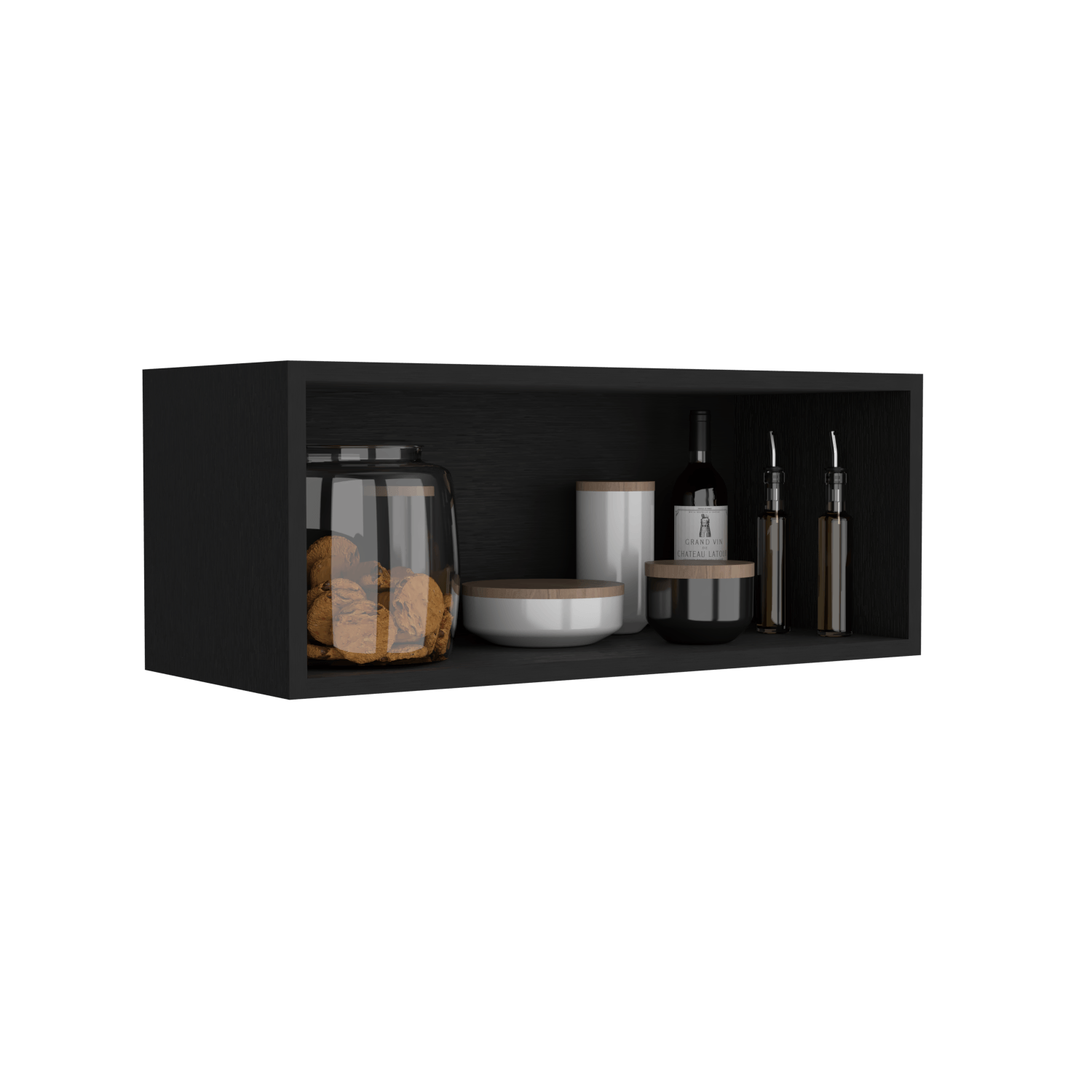 Gabinete Sencillo Pared 30X76X30 RTA Wengue ZF - Imagen 1