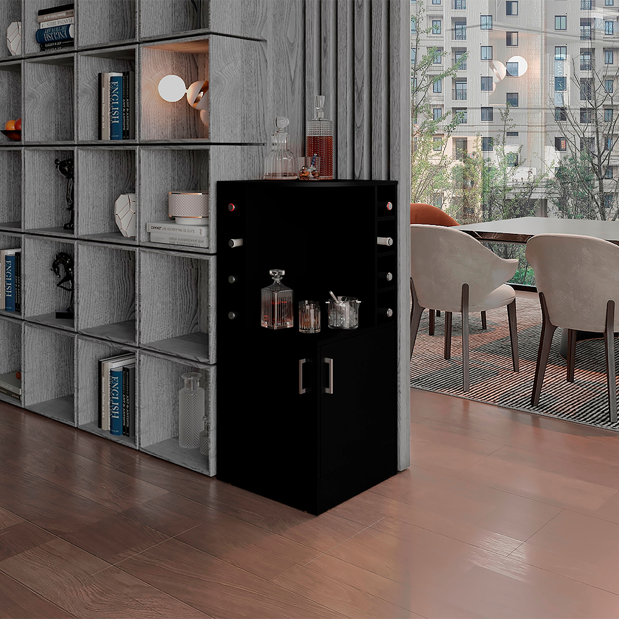 Bar Bajo Esquinero Jakes 108X46X46 RTA Wengue ZF - Imagen 3